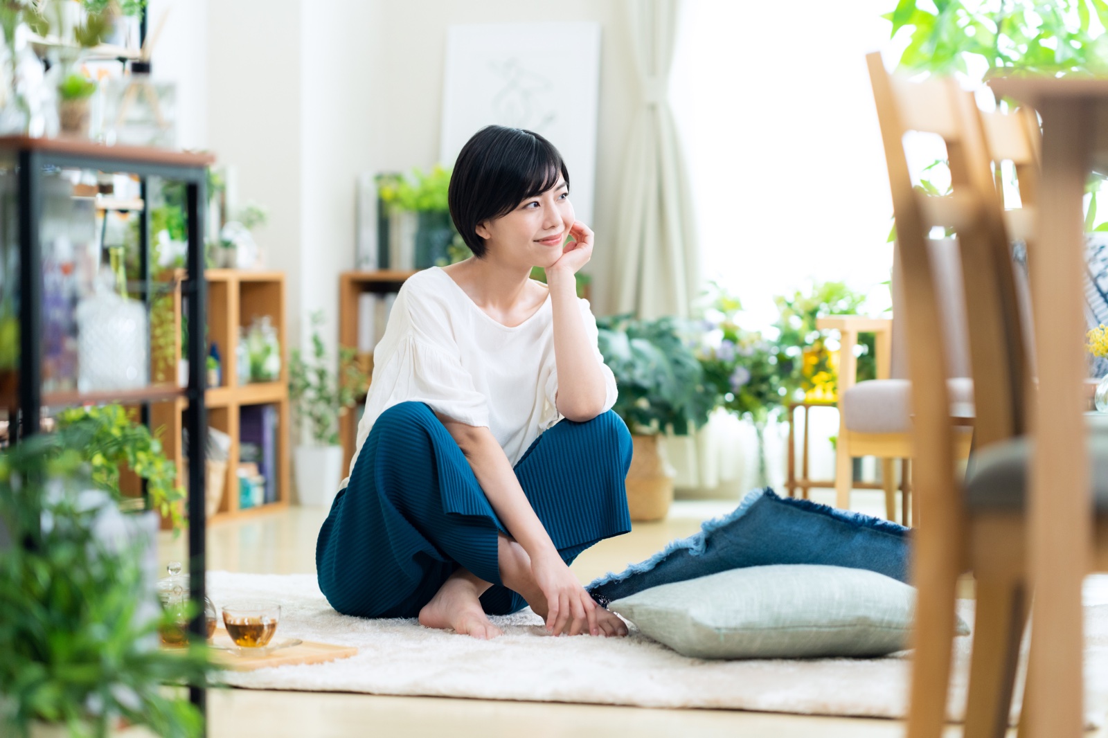 夏のワイドパンツコーデ｜涼しく見える丈感とトップス選び